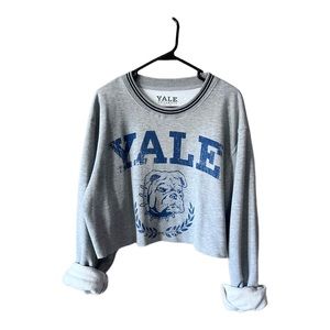 YALE | Cropped sweatshirt